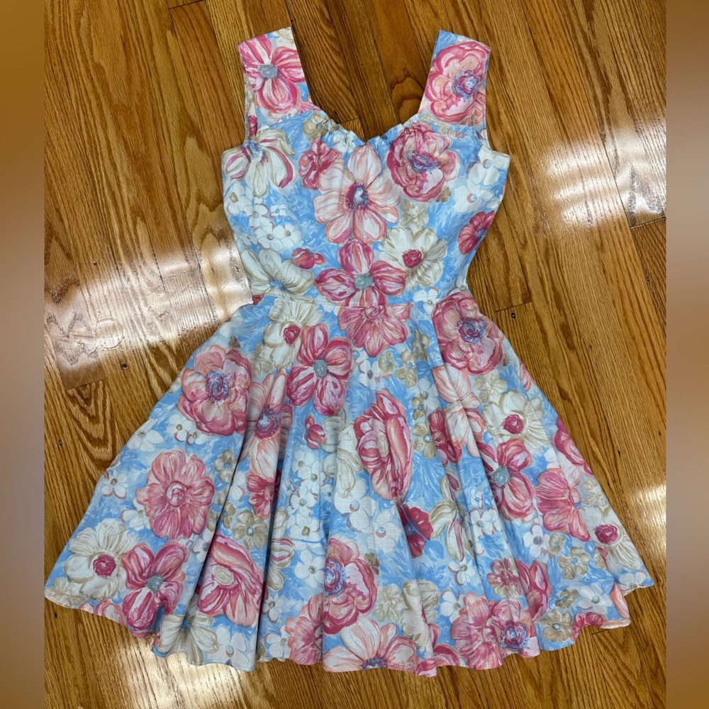 Handmade Floral Dress Spring Cottagecore 90’s